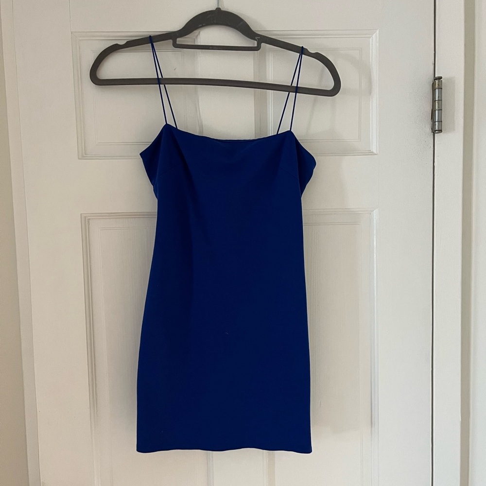 Abbeline Royal Blue Dress with Spaghetti Straps
